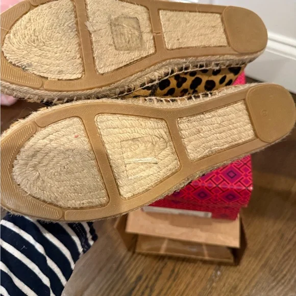 Tory Burch Tan and Black Espadrilles - Picture 2 of 7